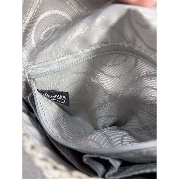 BRIGHTON ANJU JEWELED Sequins Crystals Small CROCHETED Purse Bag w/ Dust Bag - Picture 13 of 13